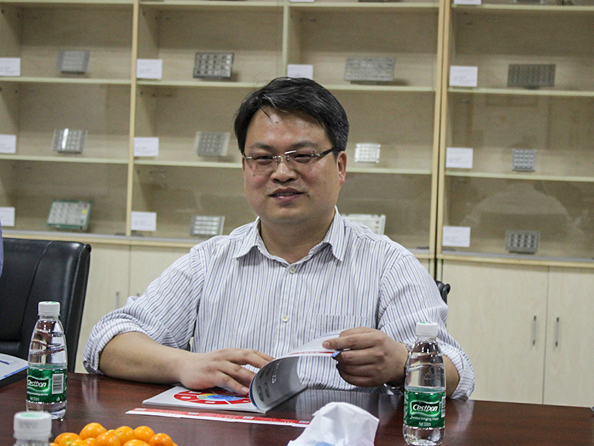 新北洋戰(zhàn)略采購部中心王鋒總經(jīng)理一行蒞臨旭子考察指導工作