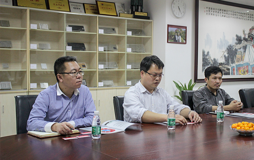 新北洋戰(zhàn)略采購部中心王鋒總經(jīng)理一行蒞臨旭子考察指導工作